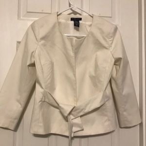 Off white crop jacket